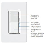 DVRF-6L-WH Caseta Diva Smart Dimmer 6L