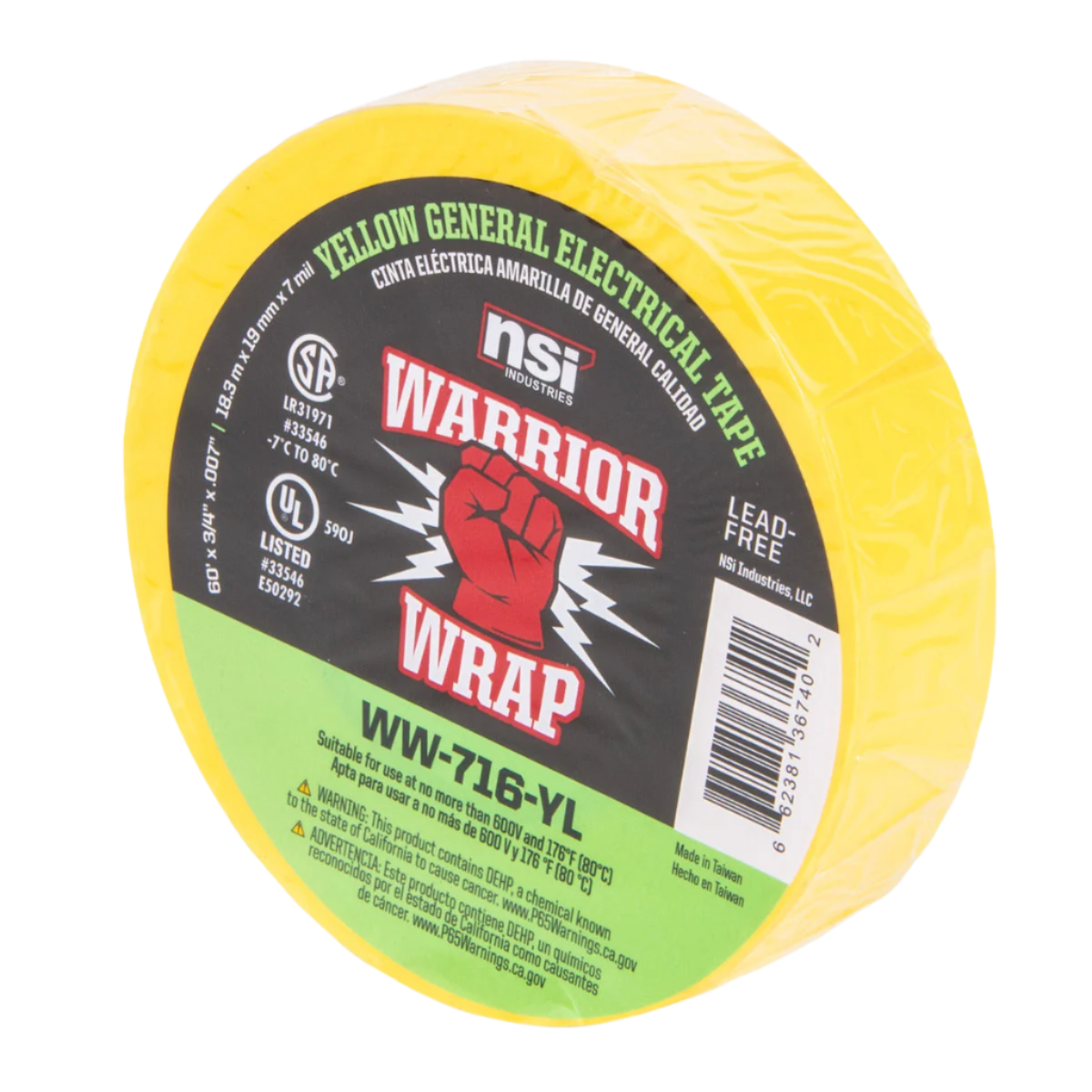 WW-716 7mil General Vinyl Electrical Tape