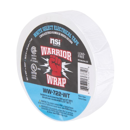 WW-722 7mil Select Purpose Vinyl Electrical Tape