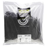 GRP-7500X Cable Tie Black 7.5" 50lb 1000PK