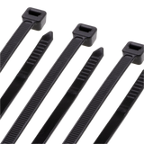 Ultraviolet Cable Ties Black 50lb 100PK 6-18"