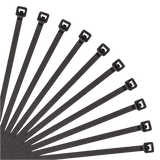 GRP-7500X Cable Tie Black 7.5" 50lb 1000PK