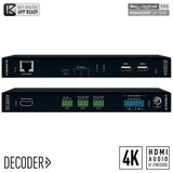 KD-IP922DEC-II 4K UHD AV Over IP Decoder, Poe, Audio De-Embedding, Video Wall Processing, Kvm/Usb