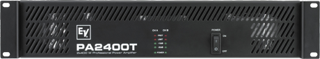 PA2400T Amplifier Dual Power 2 x 400 Watts Commercial