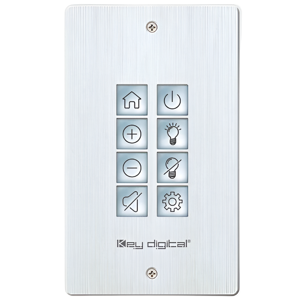 KD-WP8-3 8 Button Web UI Programmable IP Control Wall Plate Keypad ...