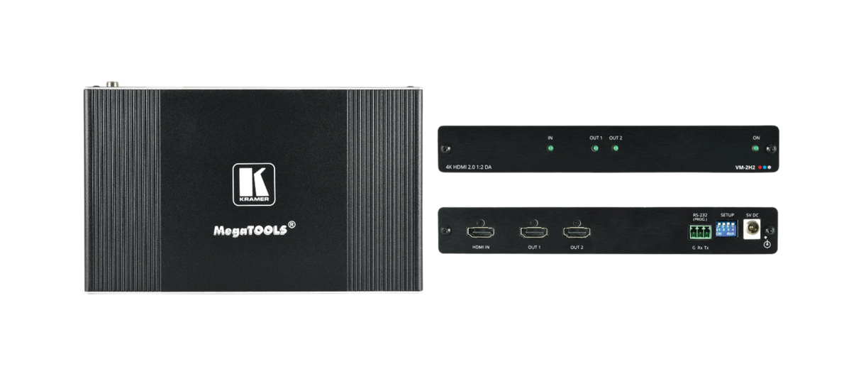 VM2H2 1:2 4K HDR HDMI Distribution Amplifier