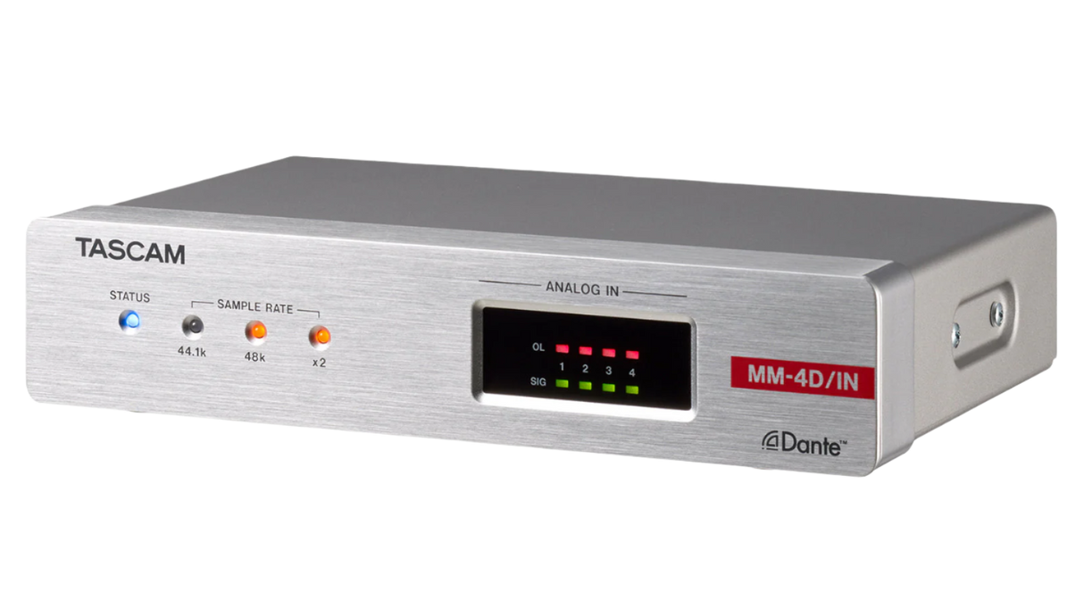 MM4D/IN-E 4 Mic/Line Input Dante Converter W/DSP Mixer