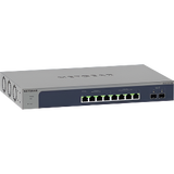 MS510TXUP-100NAS 8-Port Multi-Gigabit/10G Ethernet Smart Switch with 2 SFP+ Ports