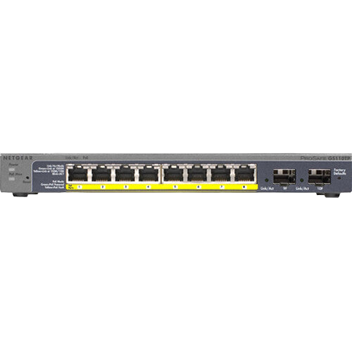 GS110TP-300NAS 8 Port Gigabit PoE Ethernet Managed Pro