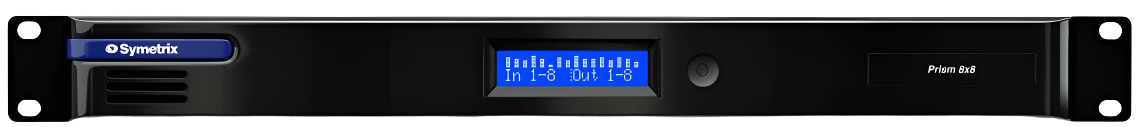 Prism 8x8 Programmable DSP, 8 mic/line in, 8 line out, 64x64 Dante, ARC
