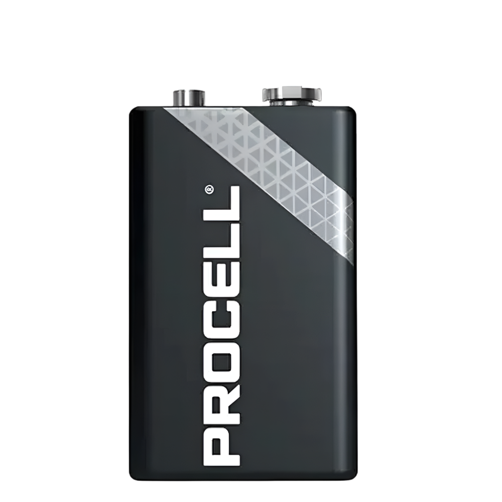 PC1604 Duracell Procell General Purpose 9V Alkaline Battery 12 Pack