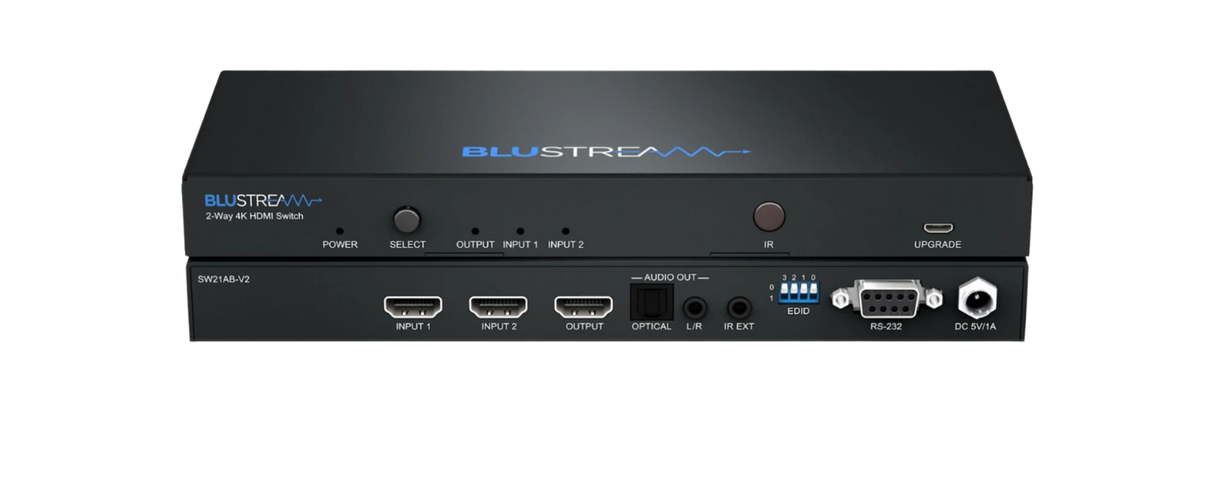 SW21AB-V2 2-Way 4K HDMI Switch