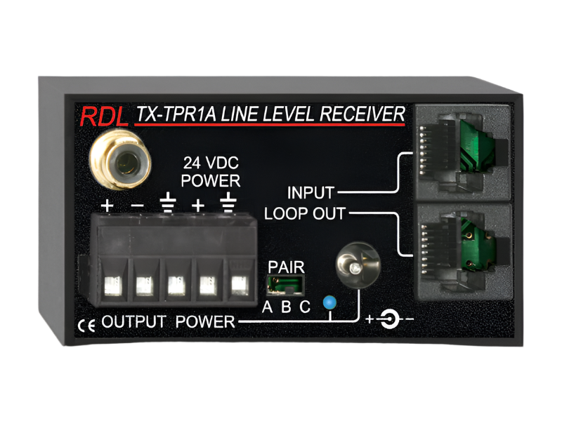 TX-TPR1A Active Single-Pair Receiver Twisted Pair Format-A Balanced Line Output