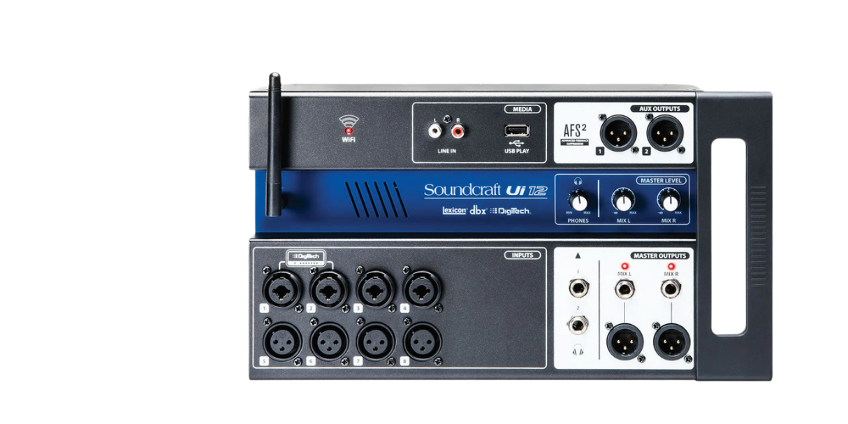 Ui12 12-Channel Digital Mixer with Wireless Control